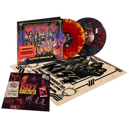 KISS Destroys Anaheim '76 (Limited Edition, 180 Gram Colored Vinyl) (2 Lp's)