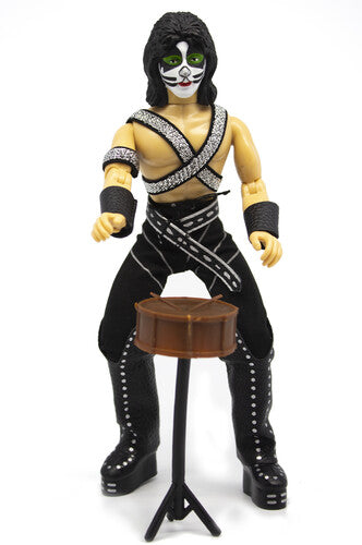 Mego - KISS - Catman Love Gun 8" Action Figure with Drum (Large Item, Action Figure, Collectible)