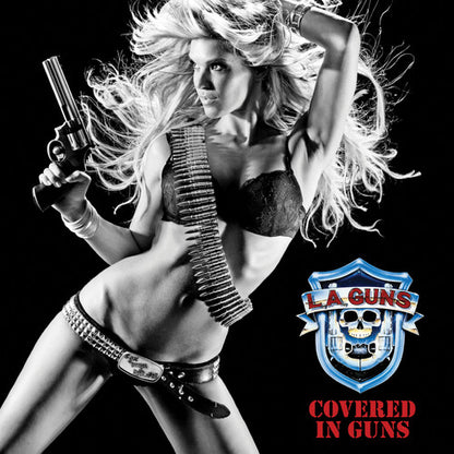 L.A. Guns Covered In Guns (Colored Vinyl, Red & Blue, Bonus Tracks)