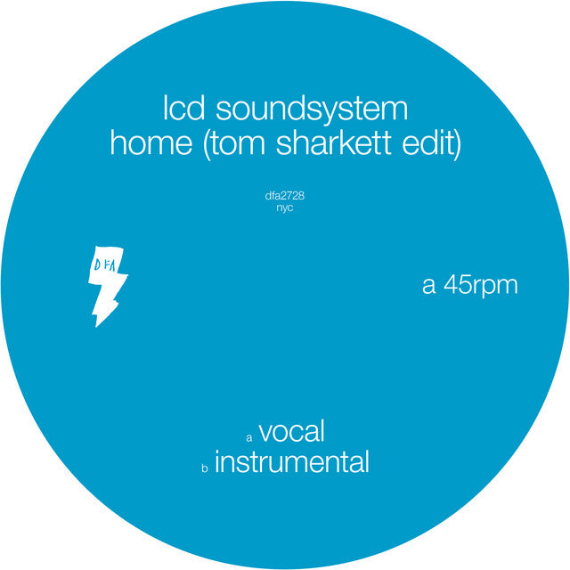 LCD Soundsystem Home Tom Sharkett Edit European import 12 inch vinyl single