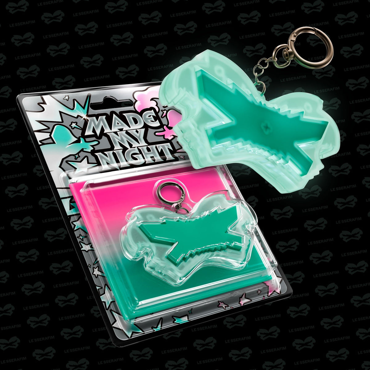 2ND Single Album 'Made My Night' (Glow Clicker Keychain) [Mint Ver.]