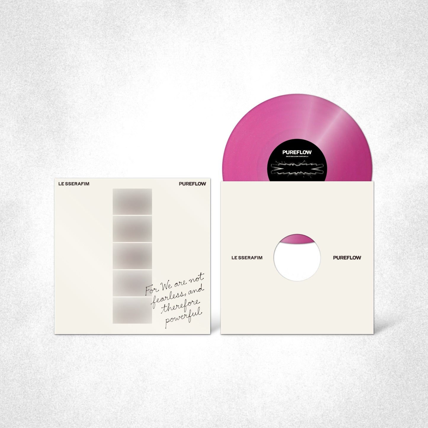 2Nd Studio Album ‘Pureflow’ Pt.1 Vinyl [Hot Pink Glitter Ver.]