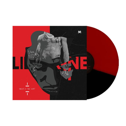 Lil Wayne Sorry 4 The Wait limited edition red and black split double vinyl LP