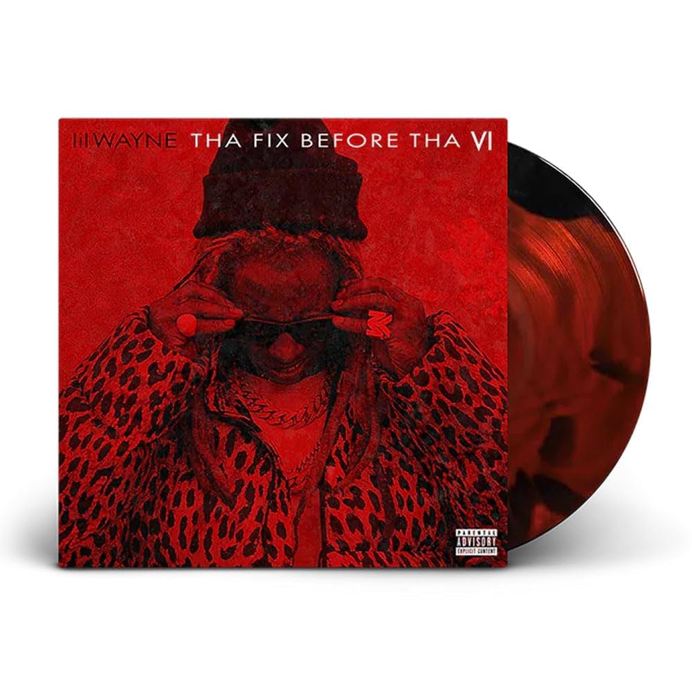 Lil Wayne Tha Fix Before Tha VI limited edition Dark Rose Marble vinyl LP