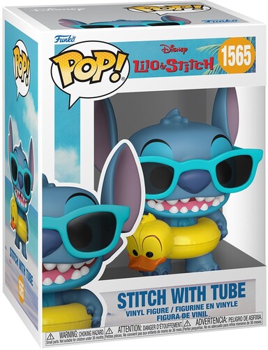 FUNKO POP! Disney: Lilo & Stitch - Stitch With Tube (Vinyl Figure, Collectible)