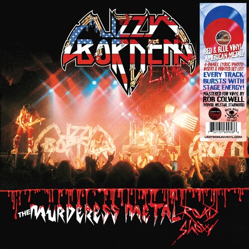 The Murderess Metal Road Show: 40th Anniversary Edition (Indie Exclusive, Red & Blue Colored Vinyl, Limited Edition, Gatefold LP Jacket) (2 Lp's)