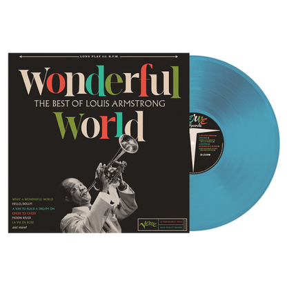 Wonderful World: The Best Of Louis Armstrong (Limited Edition, Blue Vinyl)