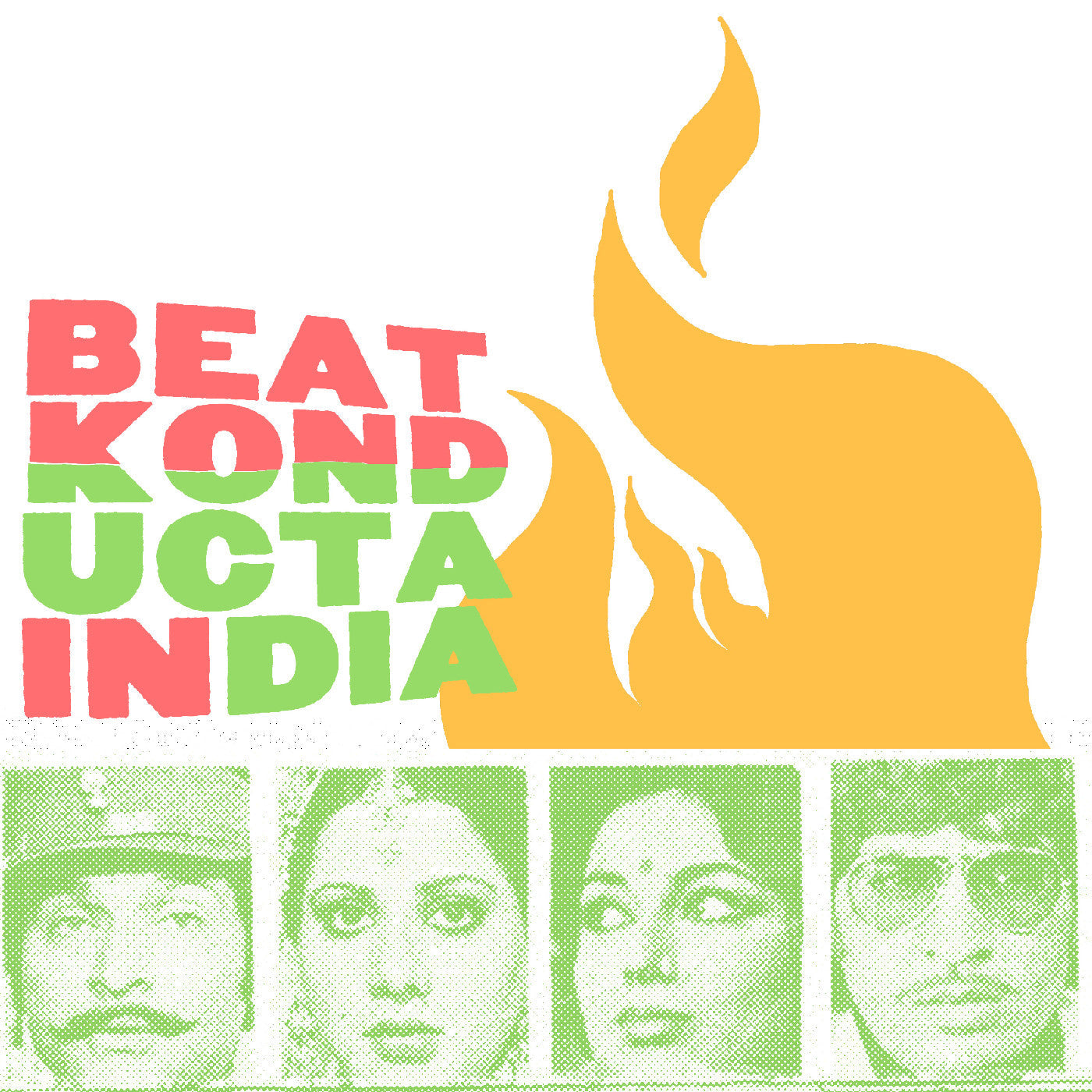 Beat Konducta Vol. 3-4: In India - Saffron Blend Edition (Semi-Transparent Silver And Saffron Yellow Vinyl)