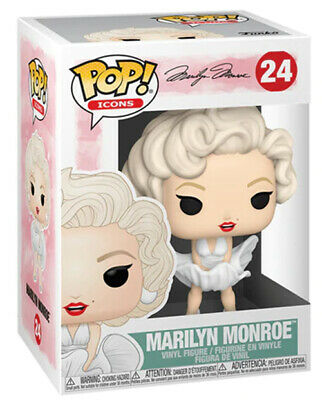 FUNKO POP! ICONS: Marilyn Monroe (White Dress) (Vinyl Figure)
