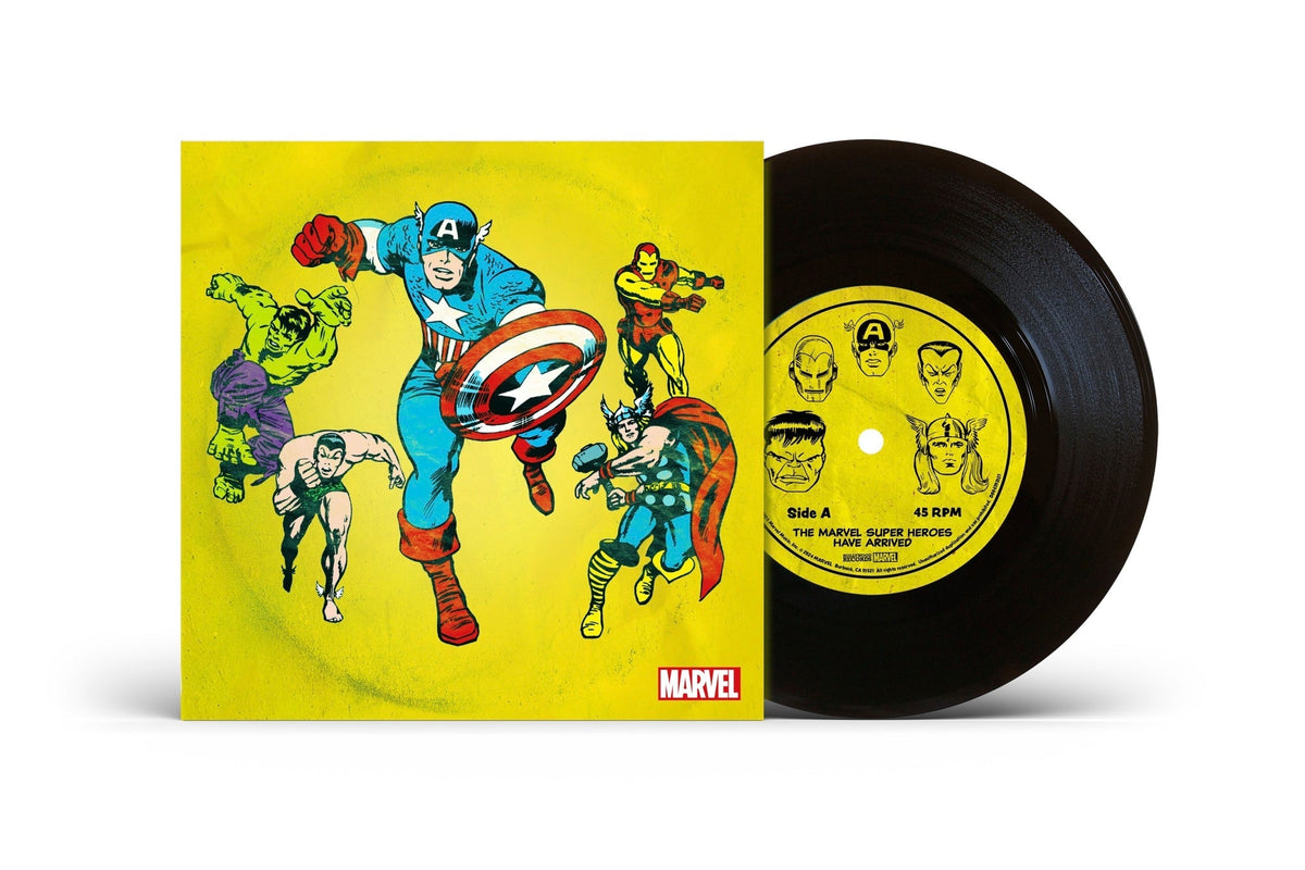 The Marvel Super Heroes Have Arrived / Merry Marvel Marching Society [7" Single]