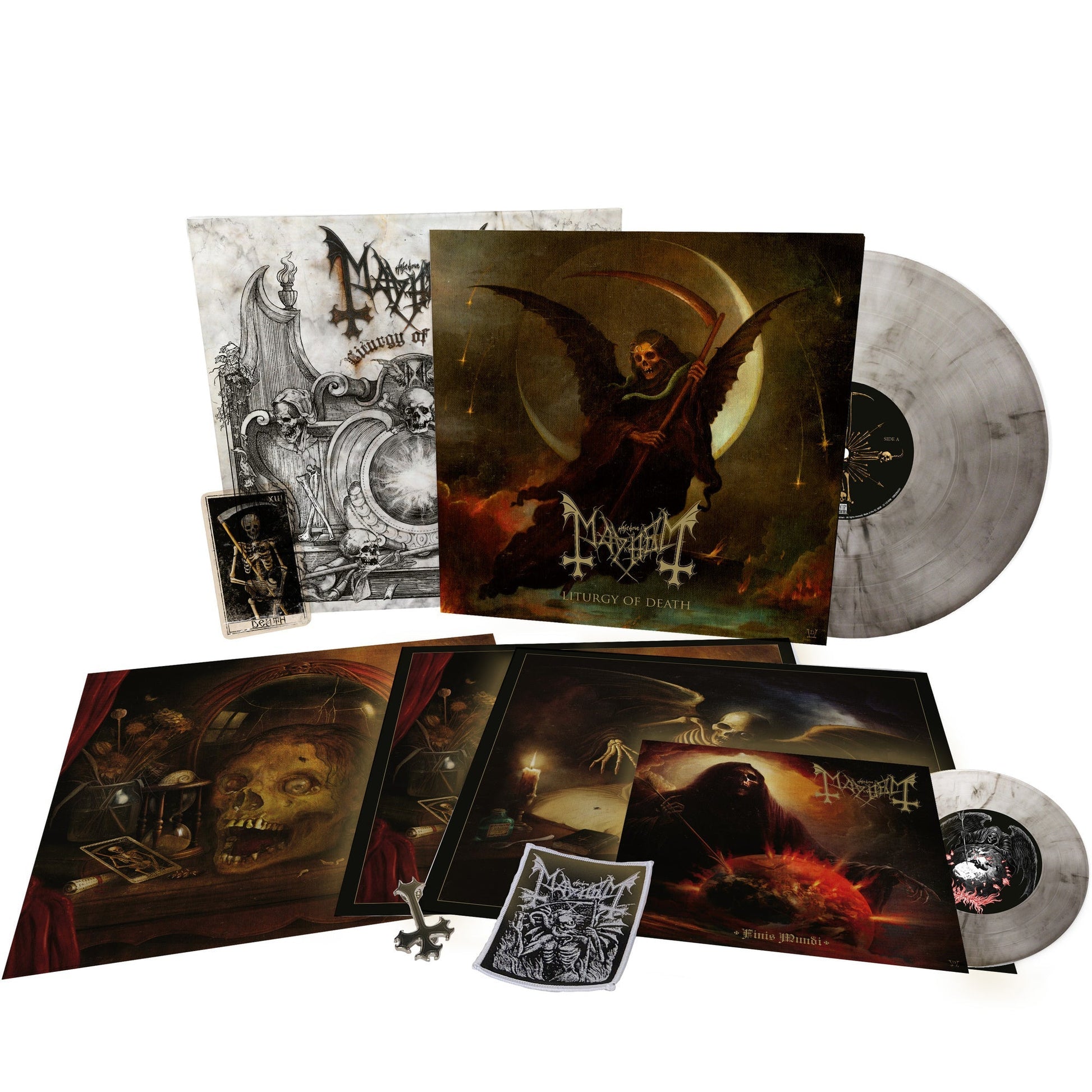 Liturgy Of Death (Limited Edition) [Clear/Black Marbled Vinyl & 7" Box Set]