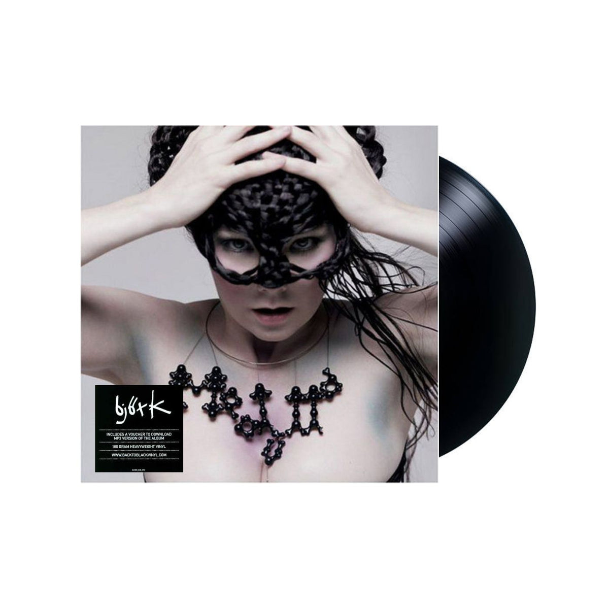 Björk Medúlla Back To Black 180g 2LP vinyl album cover