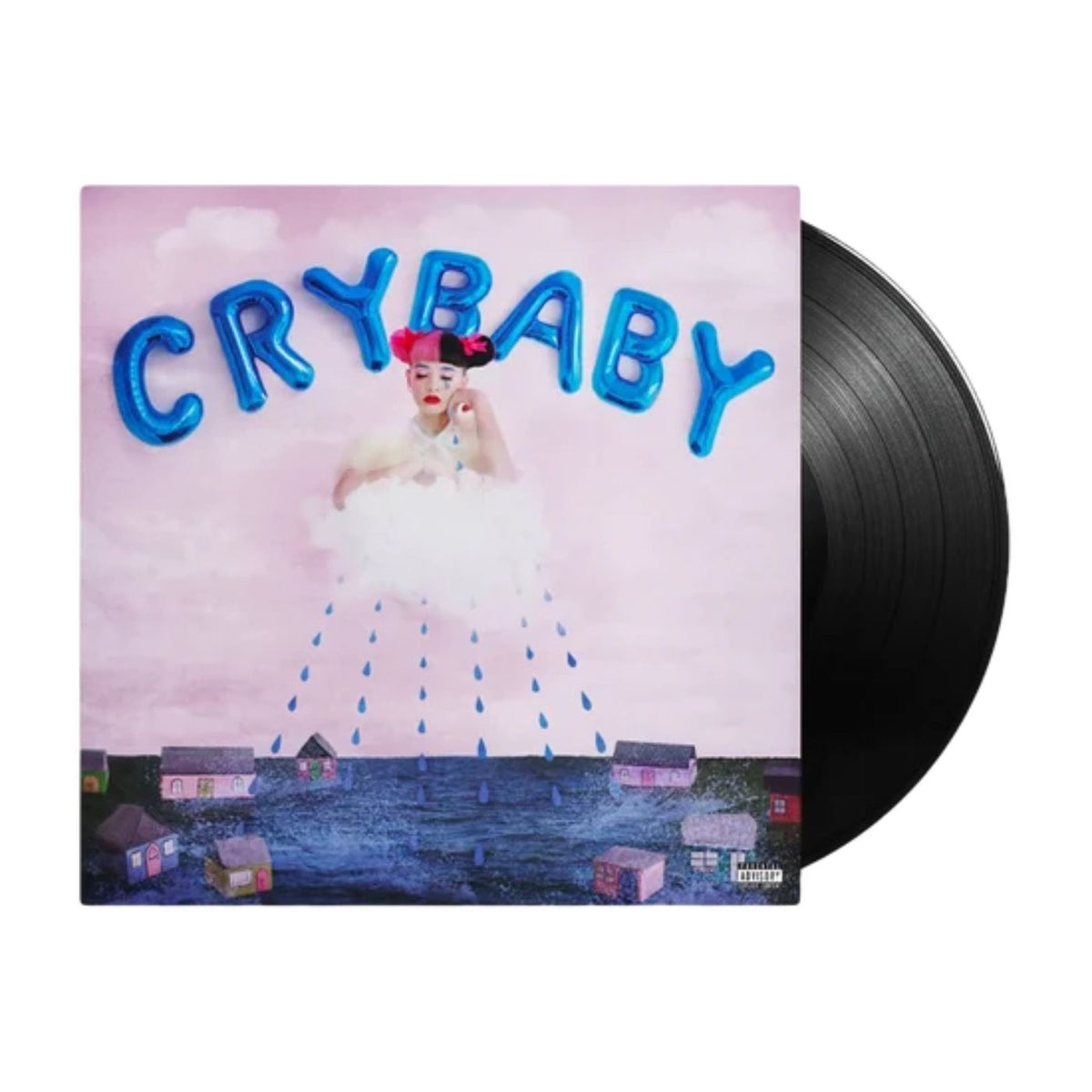 Melanie Martinez Cry Baby black vinyl LP with gatefold sleeve and illustrated storybook