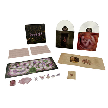 Melanie Martinez PORTALS Deluxe limited edition milky clear 2LP vinyl box set with board game