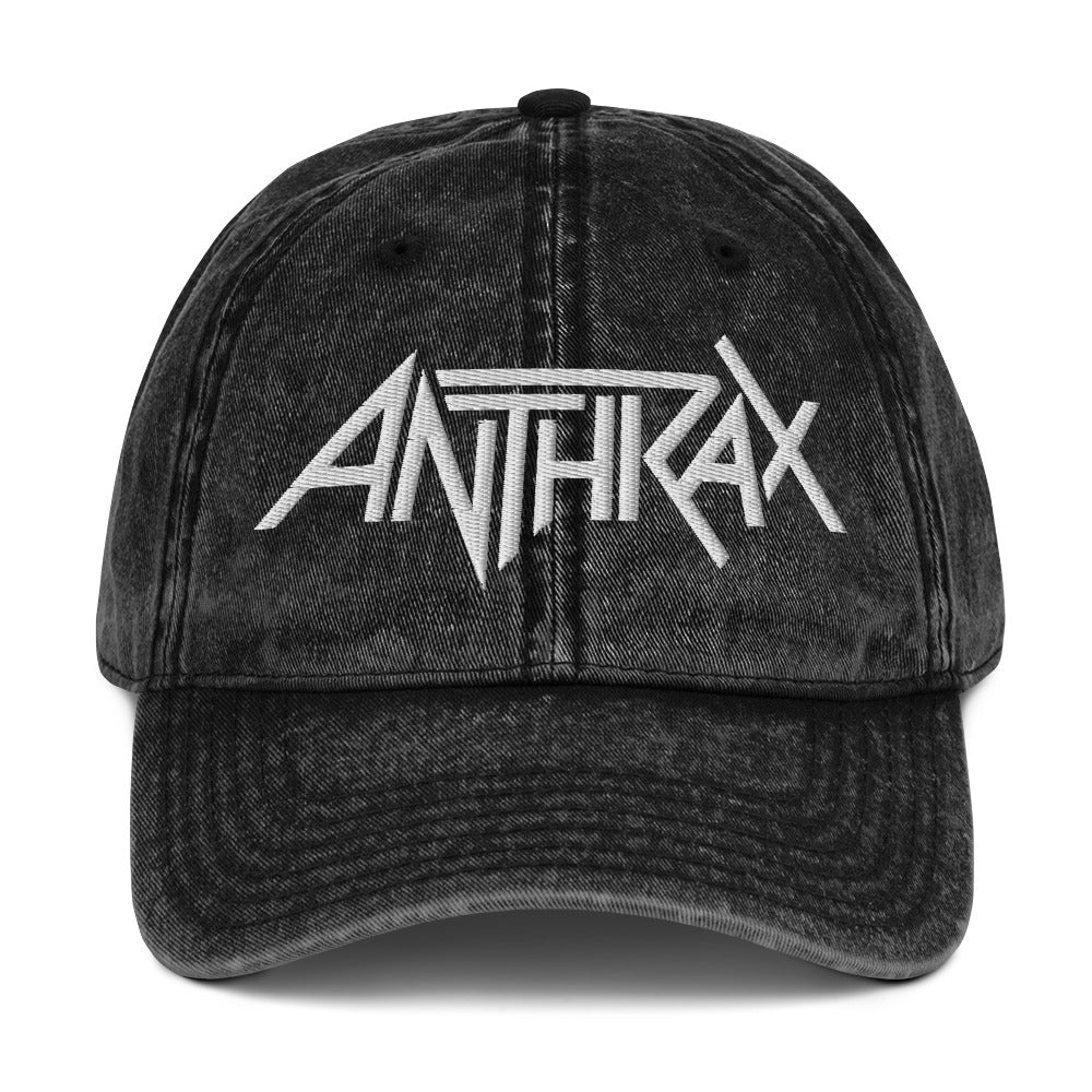 Anthrax - Vintage Cotton Twill HD Embroidered Cap