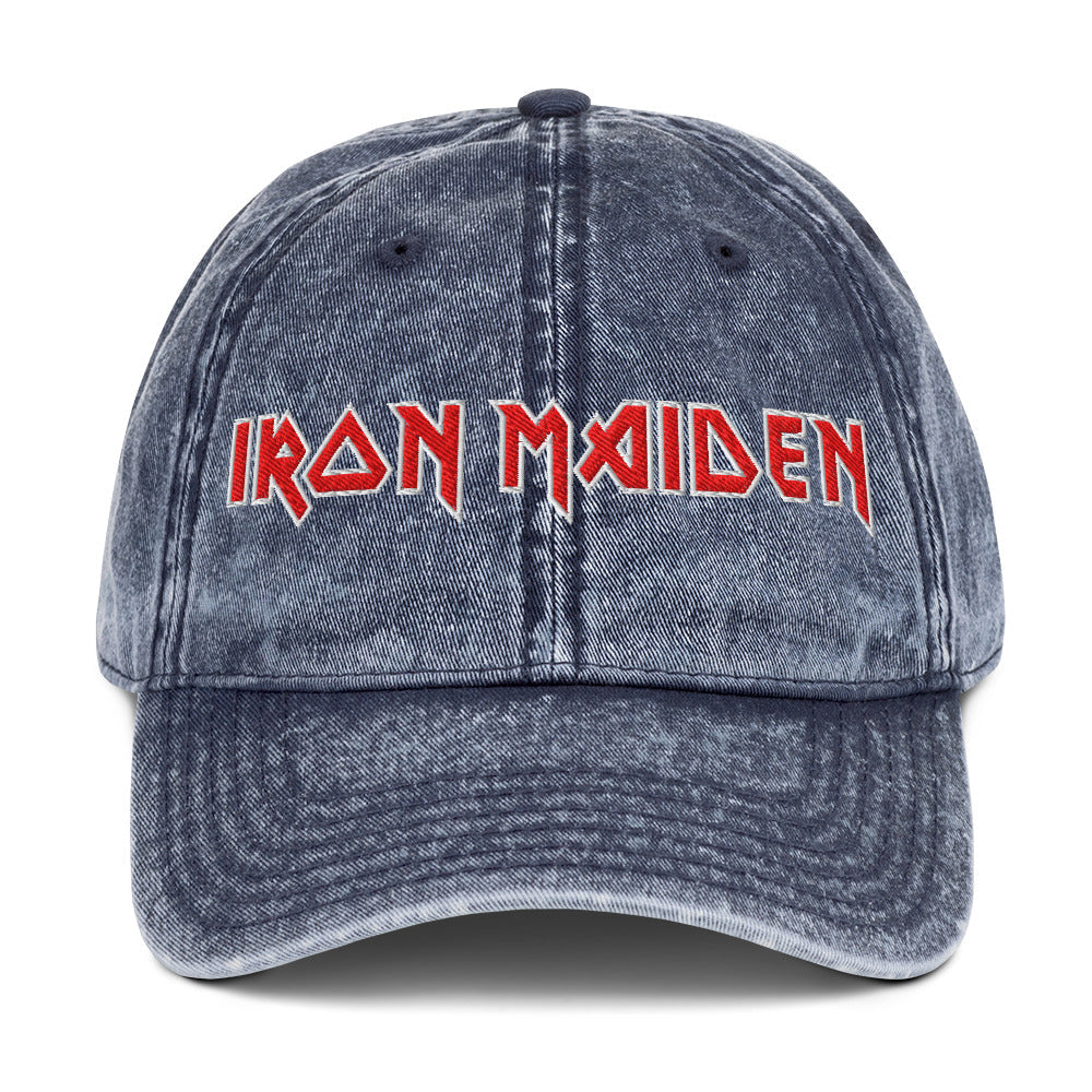 Iron Maiden - Vintage Cotton Twill HD Embroidered Cap