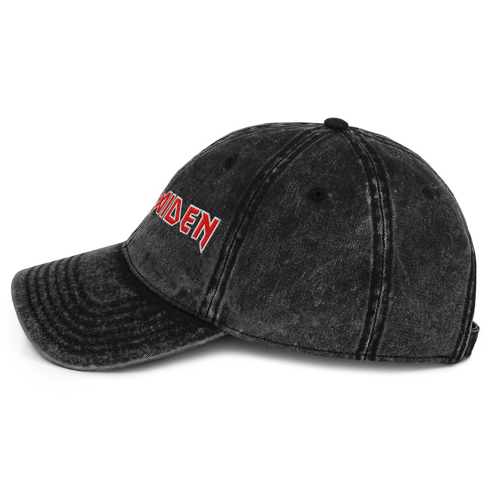 Iron Maiden - Vintage Cotton Twill HD Embroidered Cap