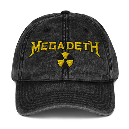 MegaDeth - Vintage Cotton Twill HD Embroidered Cap