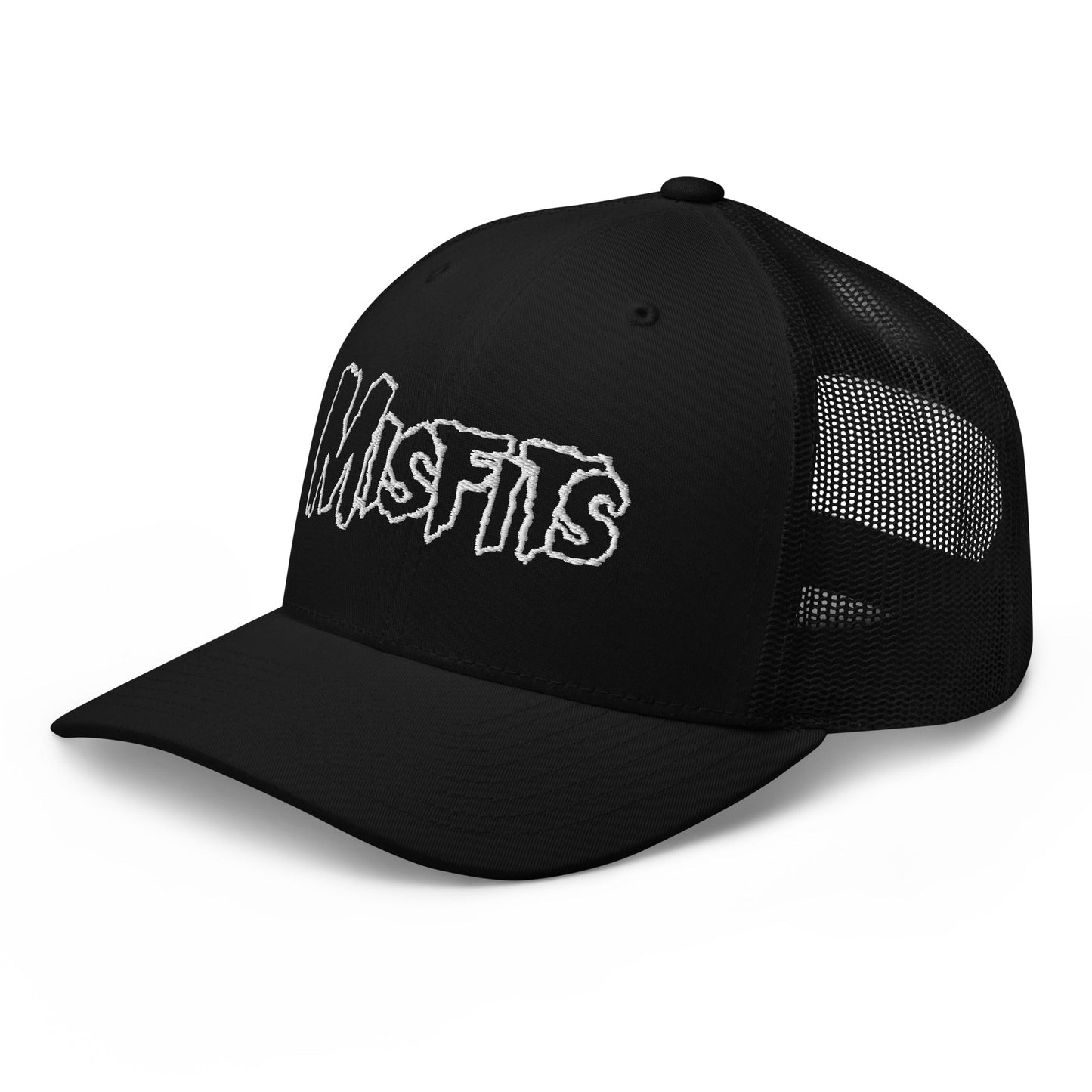 Misfits - White Drip Logo Trucker HD Embroidered Hat