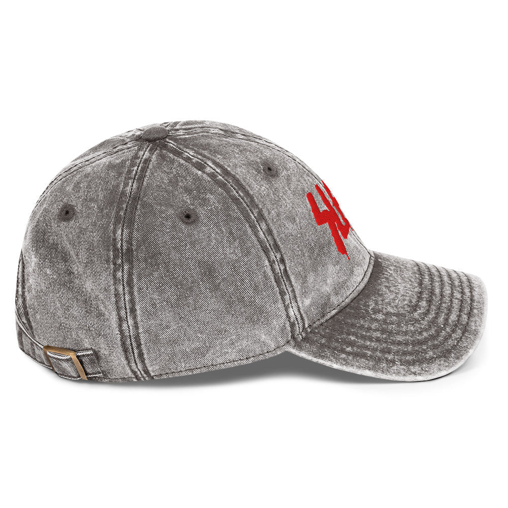 Slayer - Vintage Cotton Twill HD Embroidered Cap