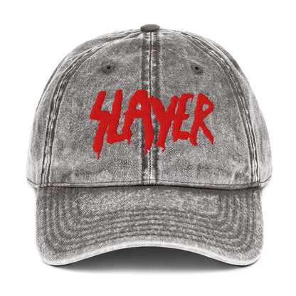 Slayer - Vintage Cotton Twill HD Embroidered Cap
