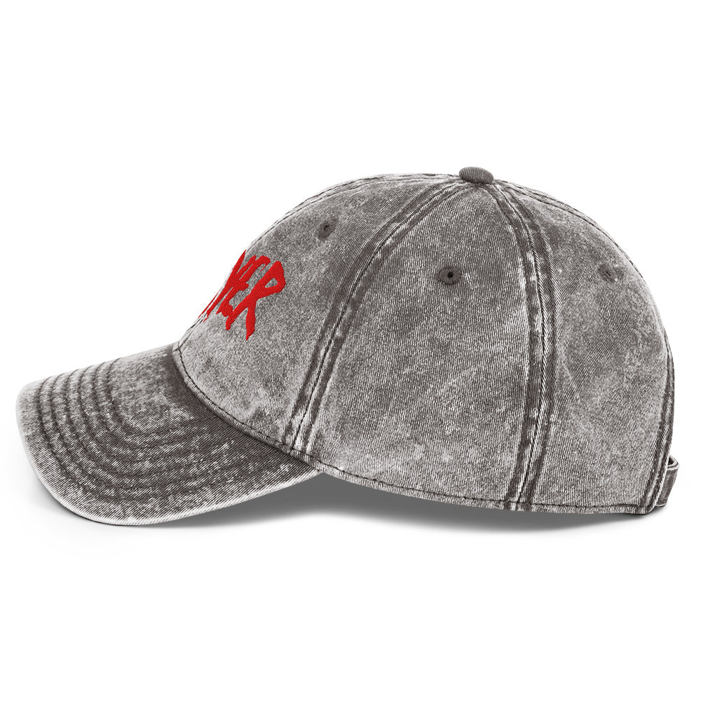 Slayer - Vintage Cotton Twill HD Embroidered Cap
