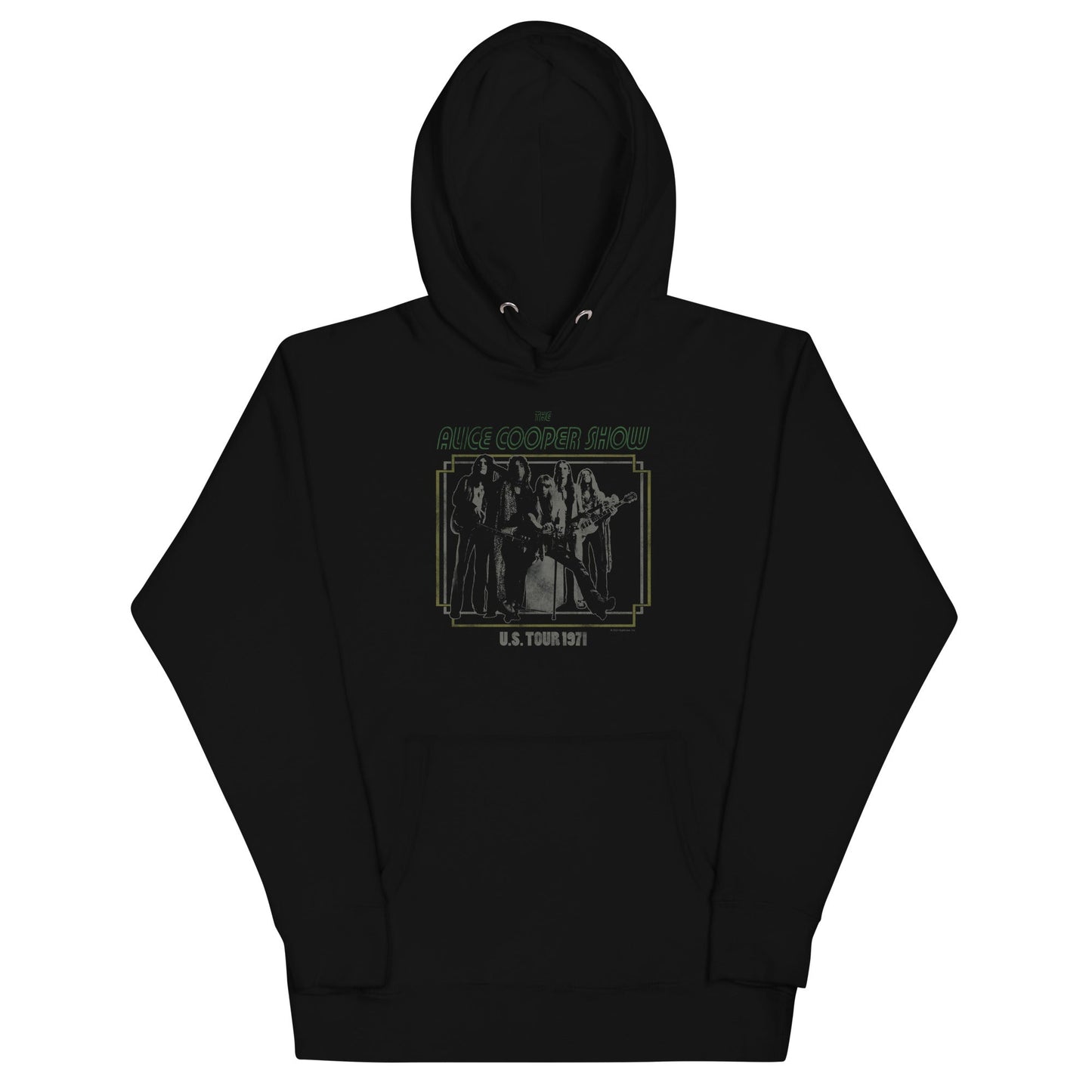 Alice Cooper - 1971 US Tour Hoodie Black