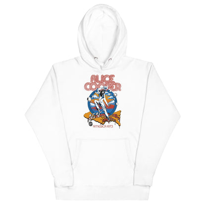 Alice Cooper - 1973 Tour Hoodie White