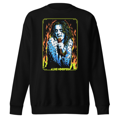 Alice Cooper - Flames Sweatshirt Black