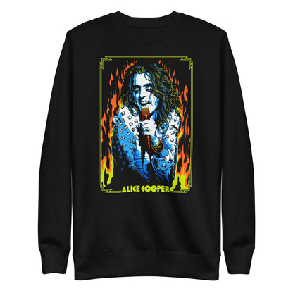 Alice Cooper - Flames Sweatshirt Black