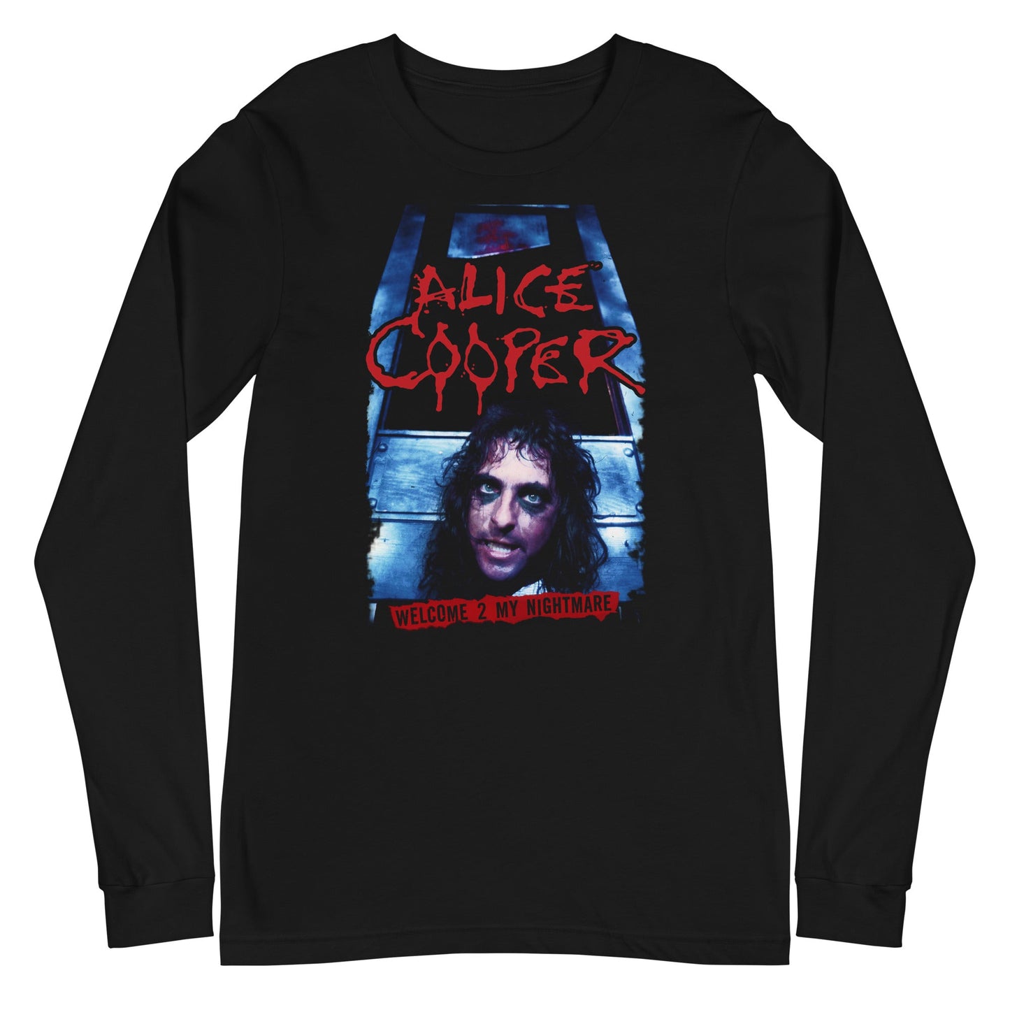 Alice Cooper - Nightmare Long Sleeve T-Shirt Black