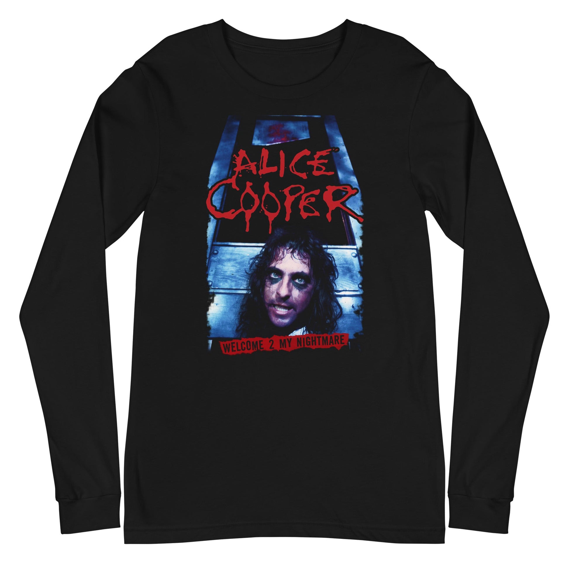 Alice Cooper - Nightmare Long Sleeve T-Shirt Black