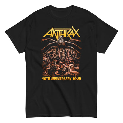 Anthrax - 40th Anniversary Tour T-Shirt Black