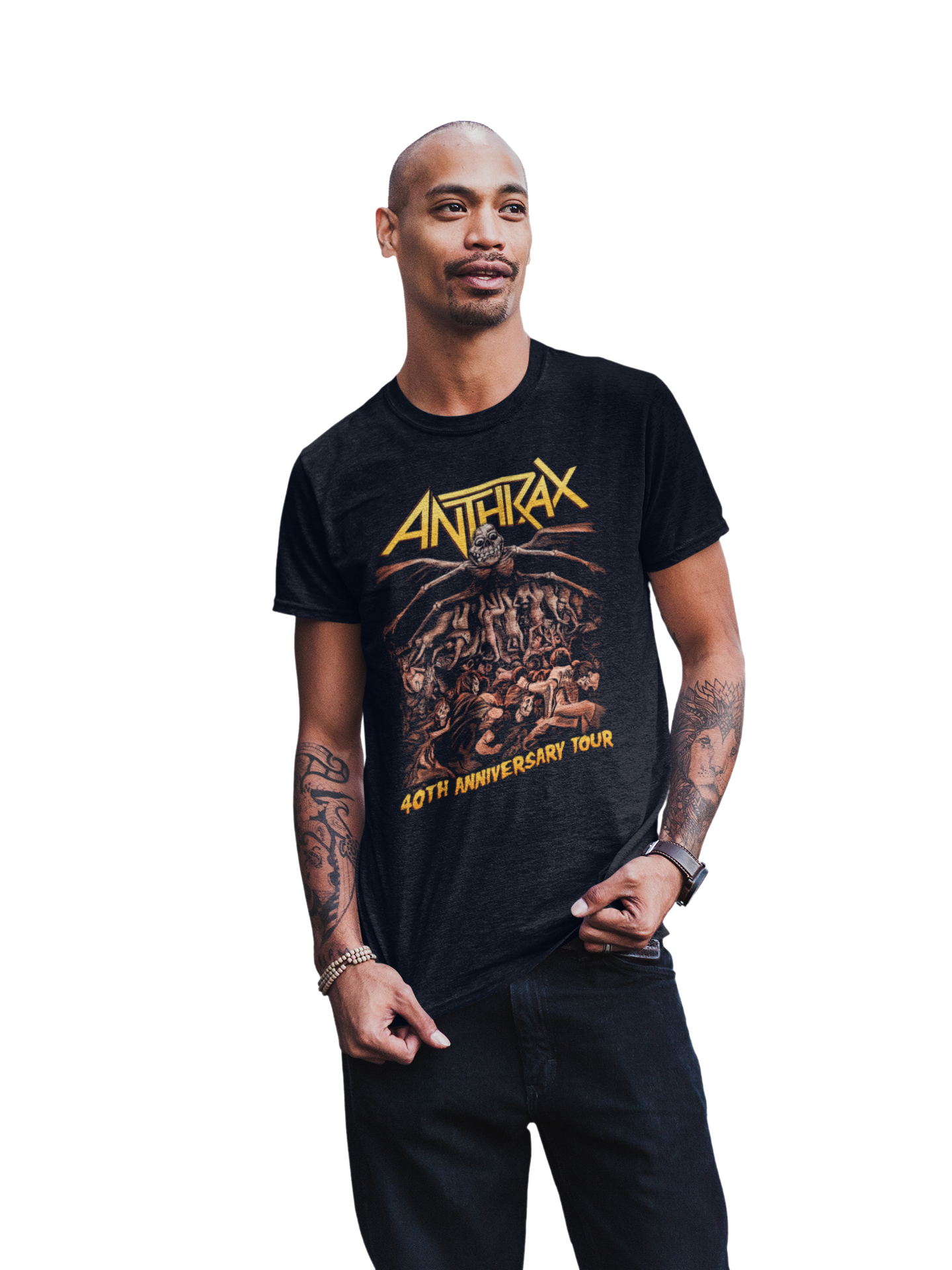 Anthrax - 40th Anniversary Tour T-Shirt Black