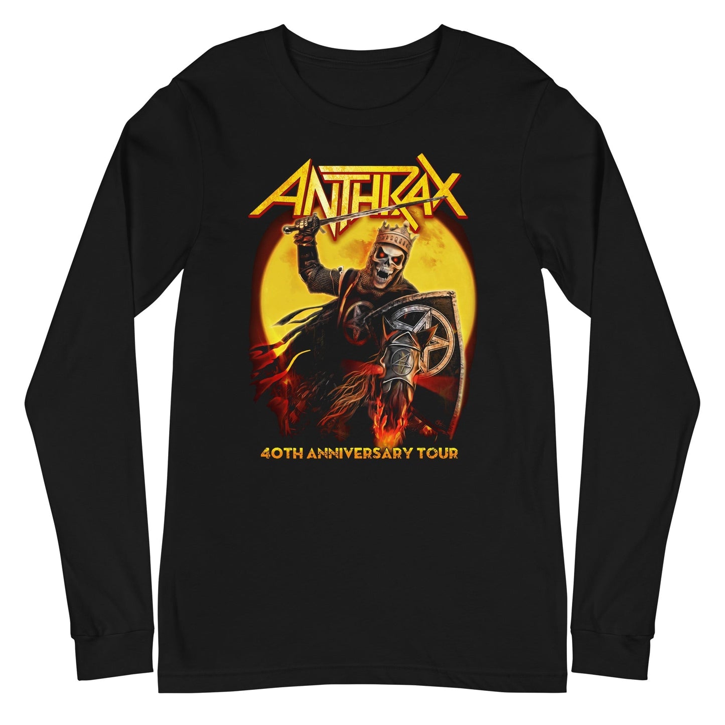 Anthrax - Dead Cavalry Long Sleeve T-Shirt Black