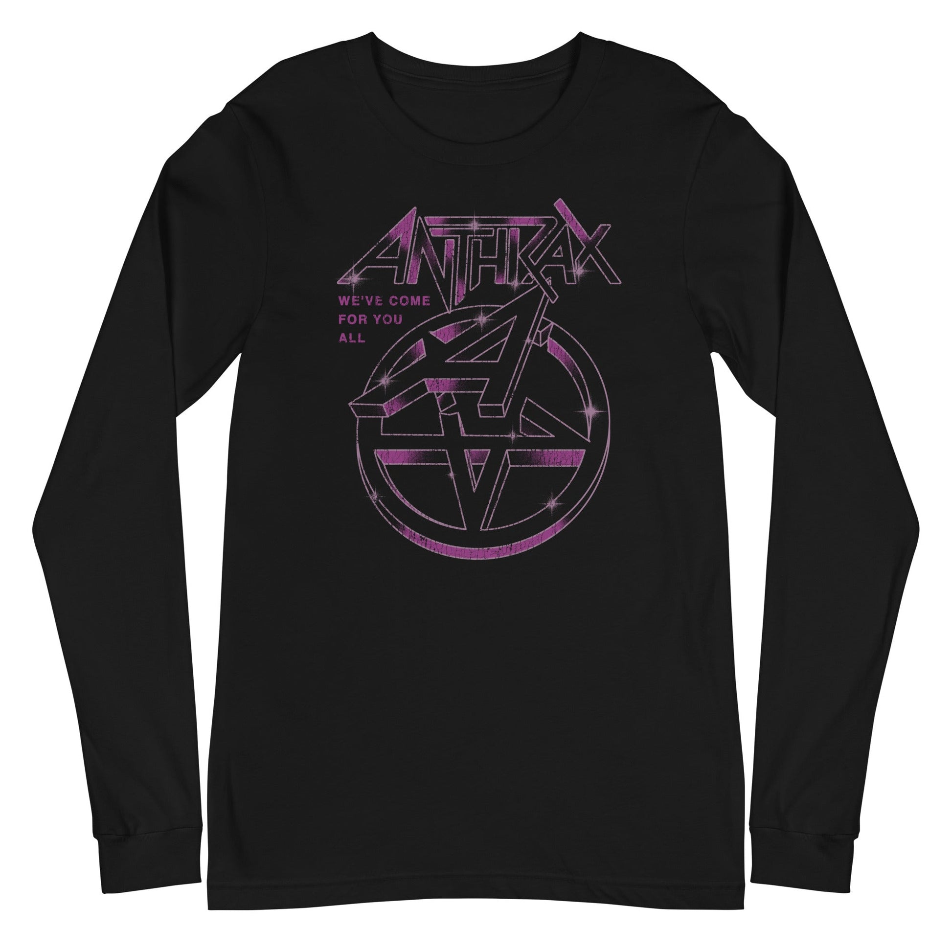 Anthrax - Double A Long Sleeve T-Shirt Black