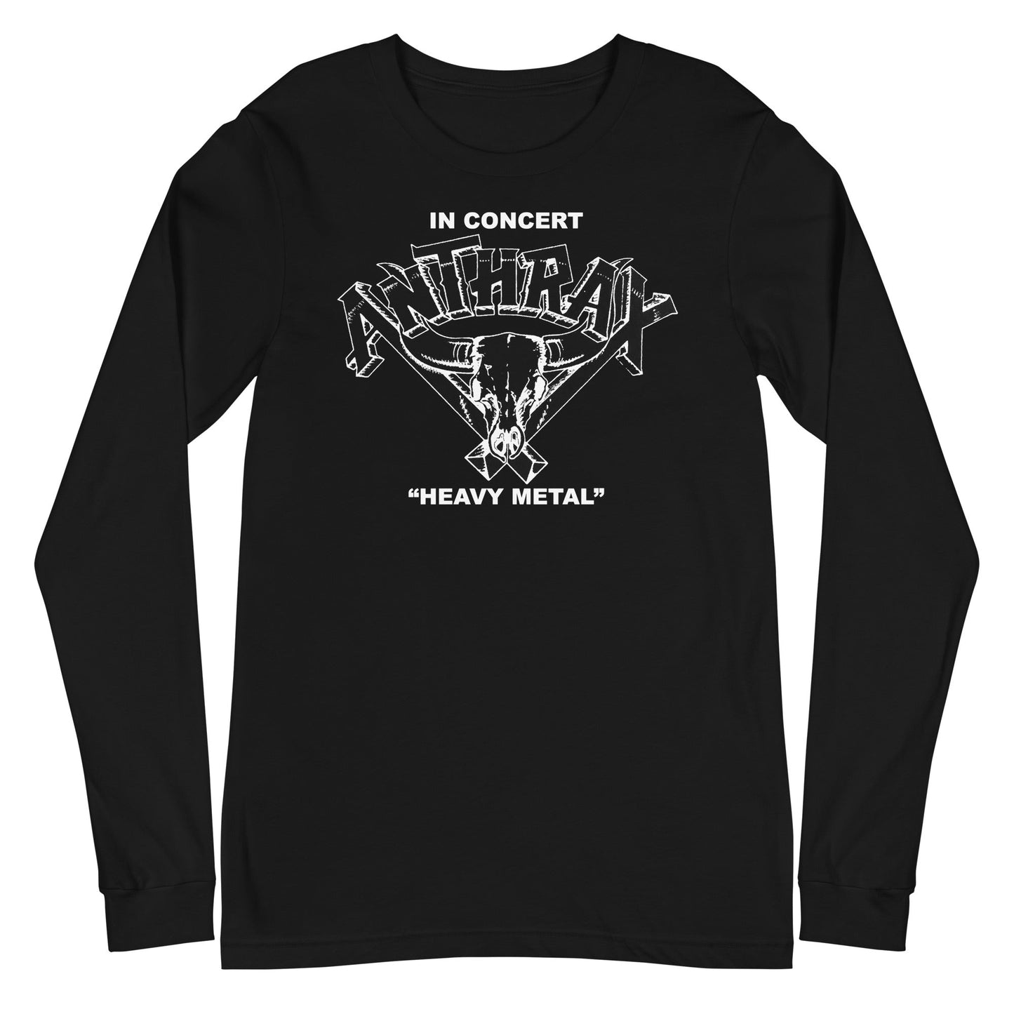 Anthrax - Heavy Metal Long Sleeve T-Shirt Black