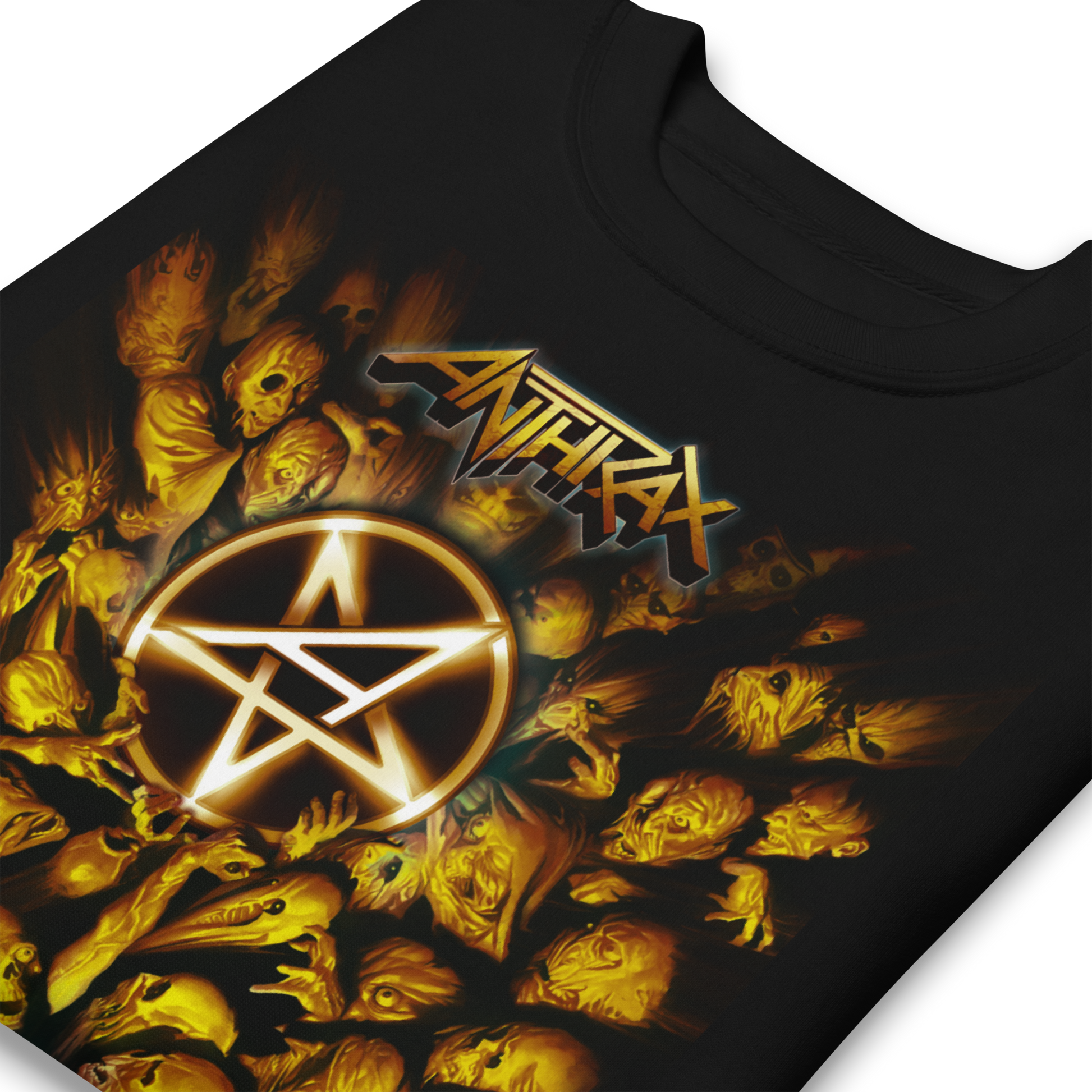 Anthrax - Pentagram Logo Sweatshirt Black