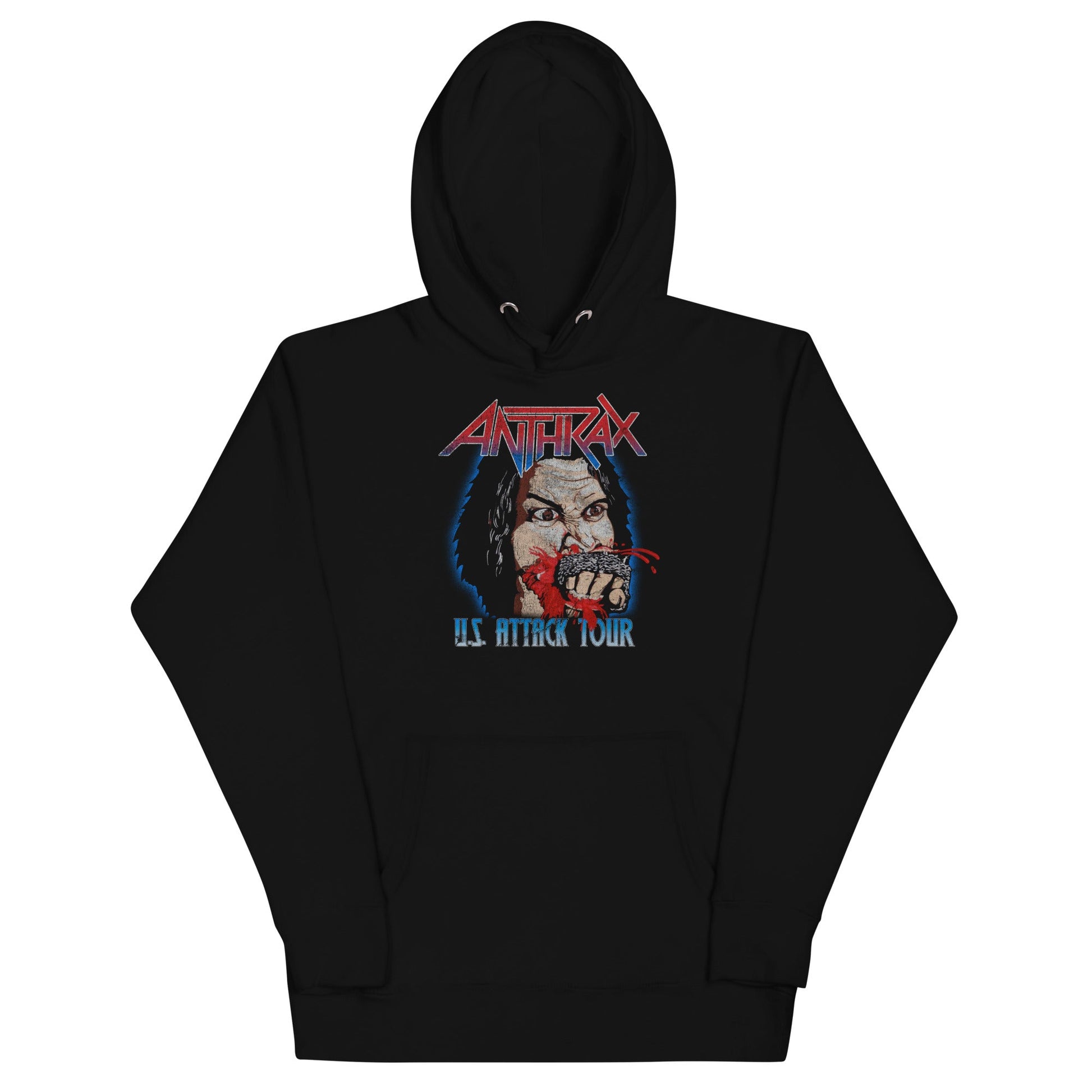 Anthrax - US Attack Tour Hoodie Black