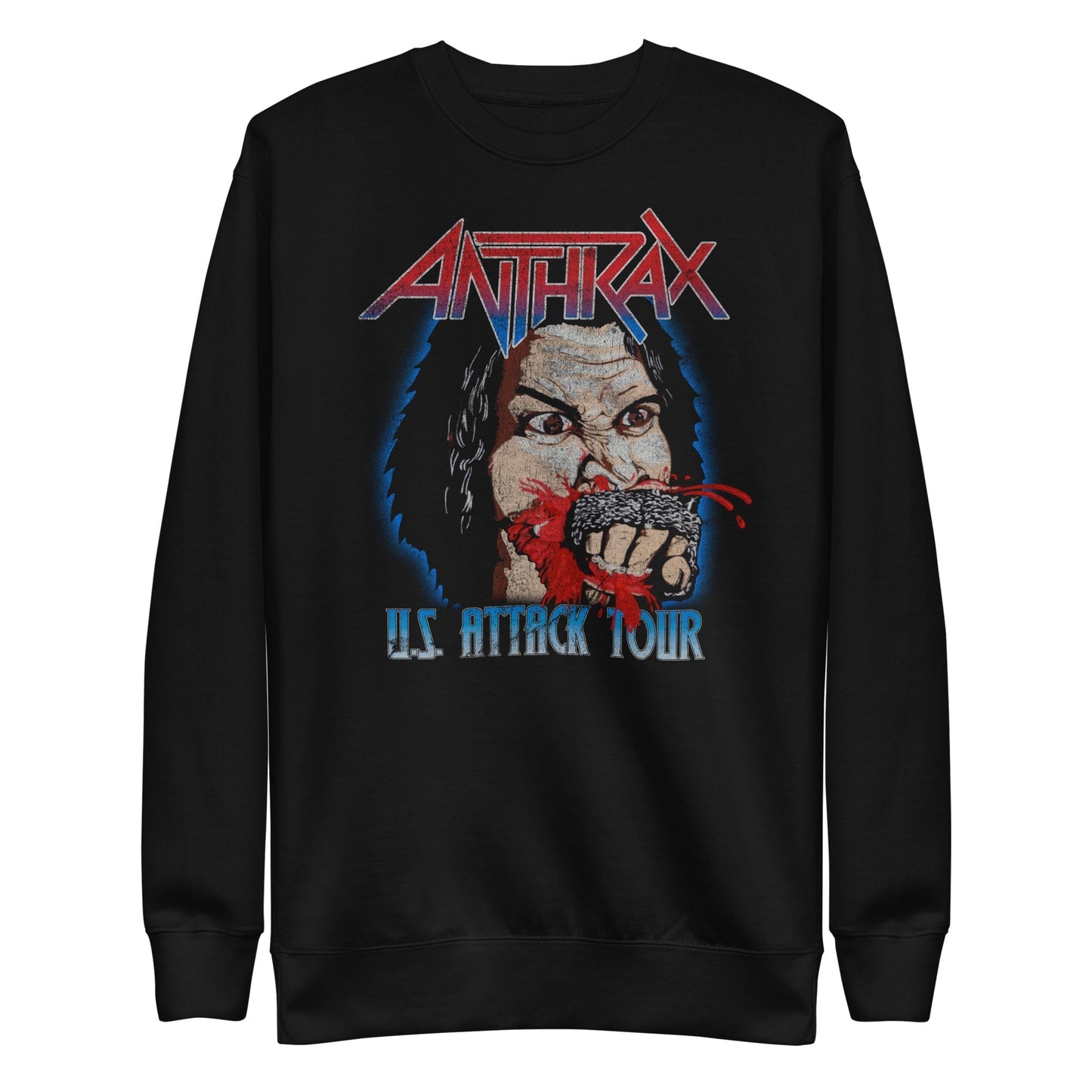 Anthrax - US Attack Tour Sweatshirt Black