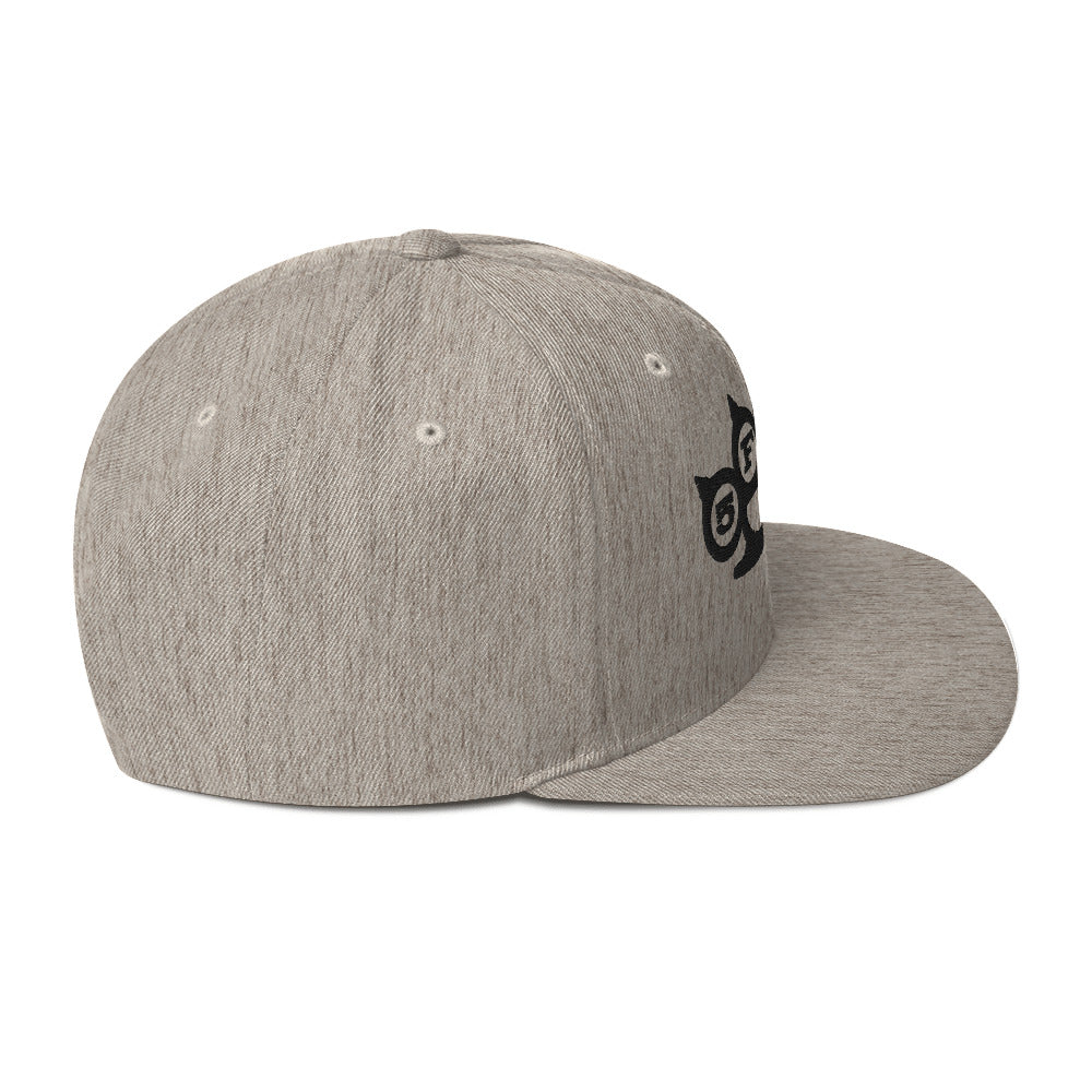 Five Finger Death Punch Black Knuckles Embroidered Snapback Hat