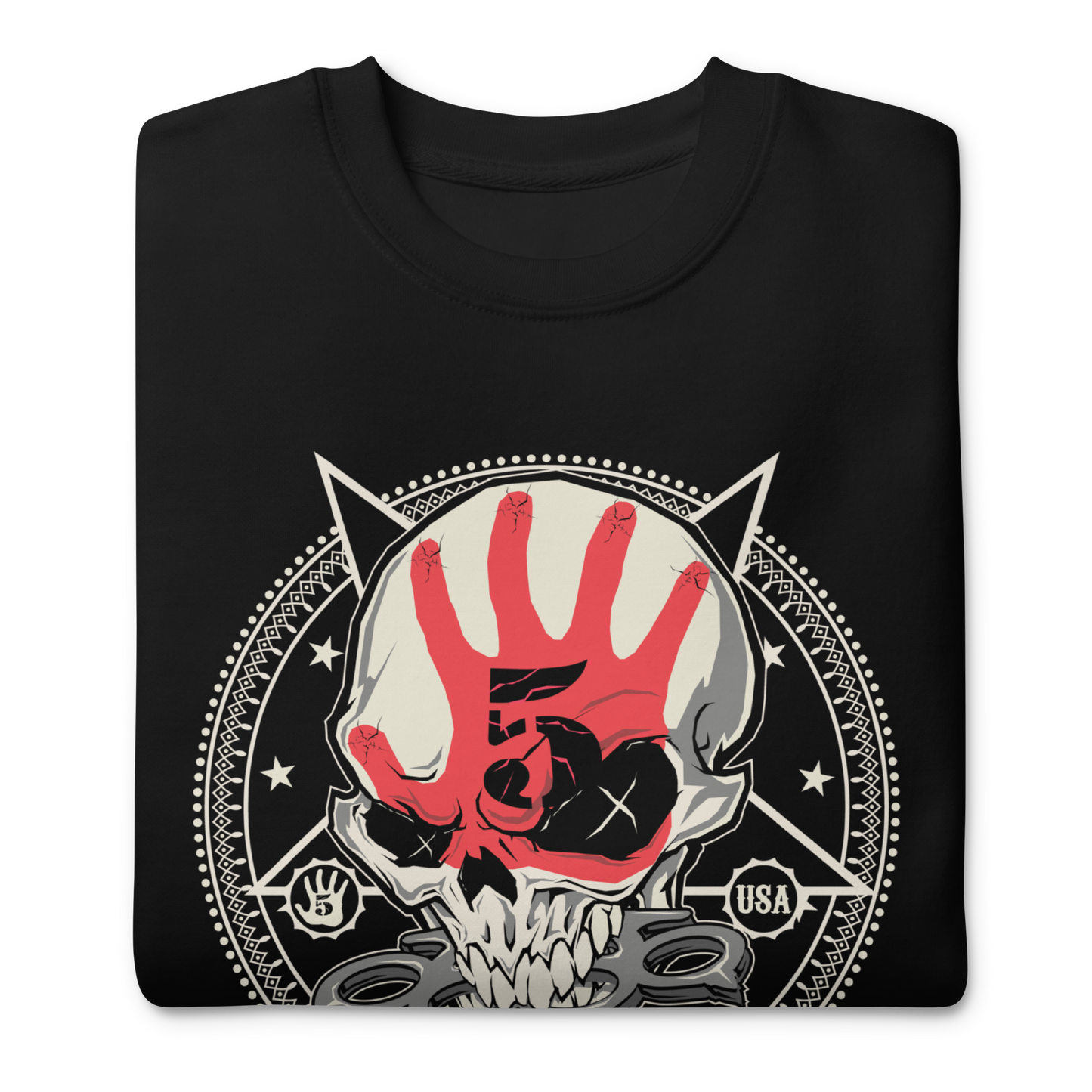 Five Finger Death Punch - Circle Logo Sweatshirt Black