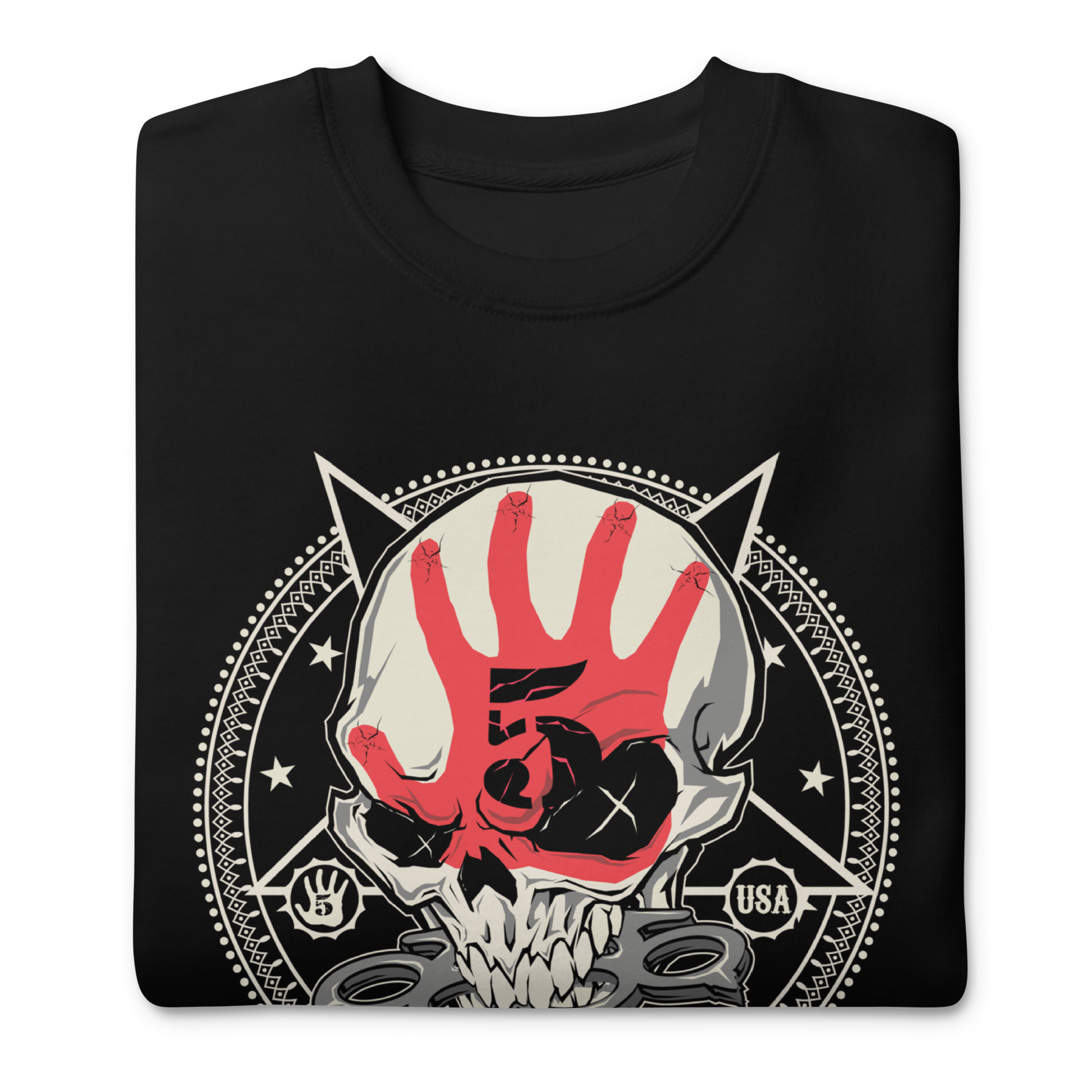 Five Finger Death Punch - Circle Logo Sweatshirt Black