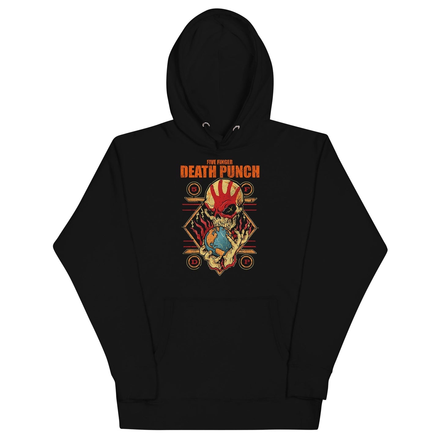 Five Finger Death Punch - Hand Skull Logo Hoodie Black