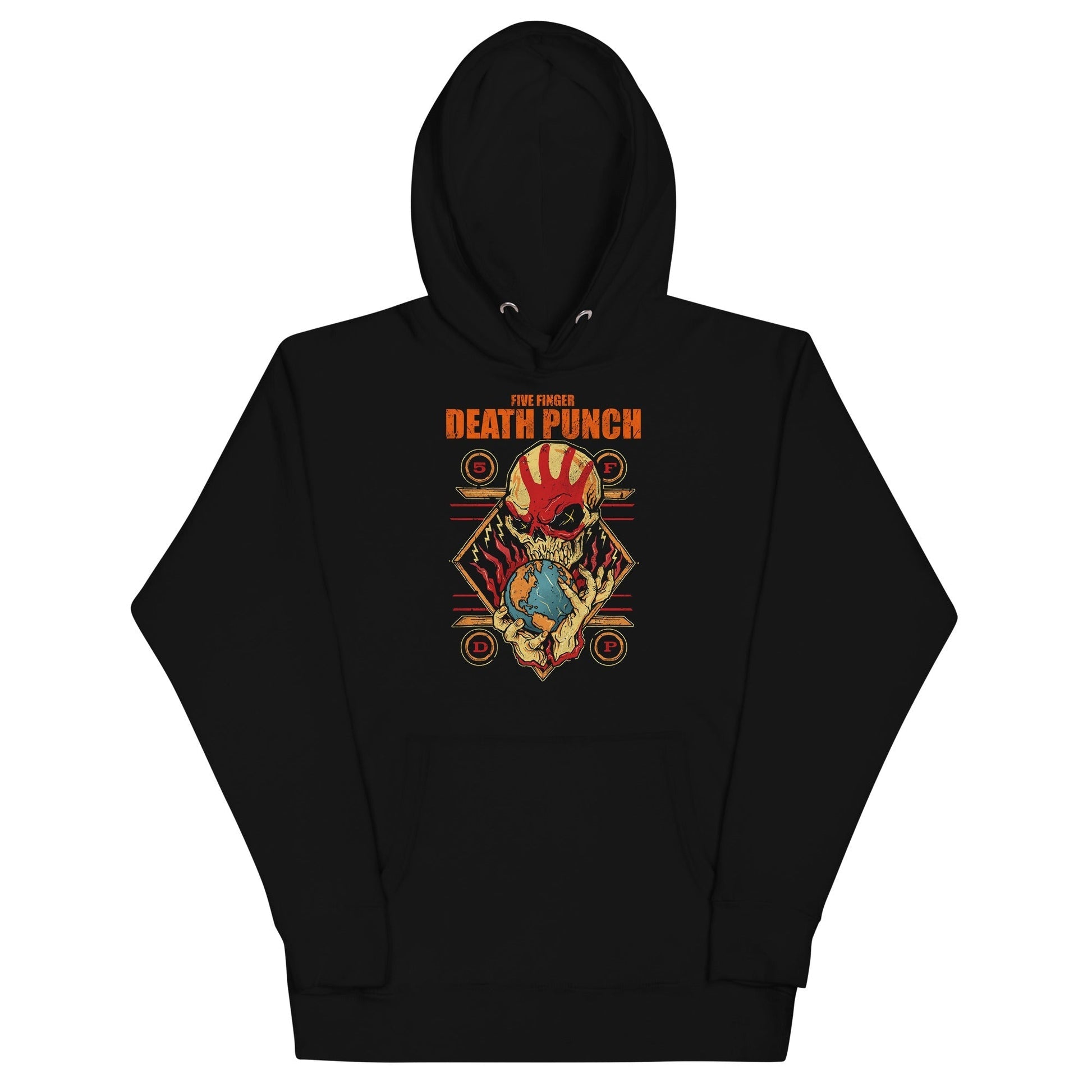 Five Finger Death Punch - Hand Skull Logo Hoodie Black