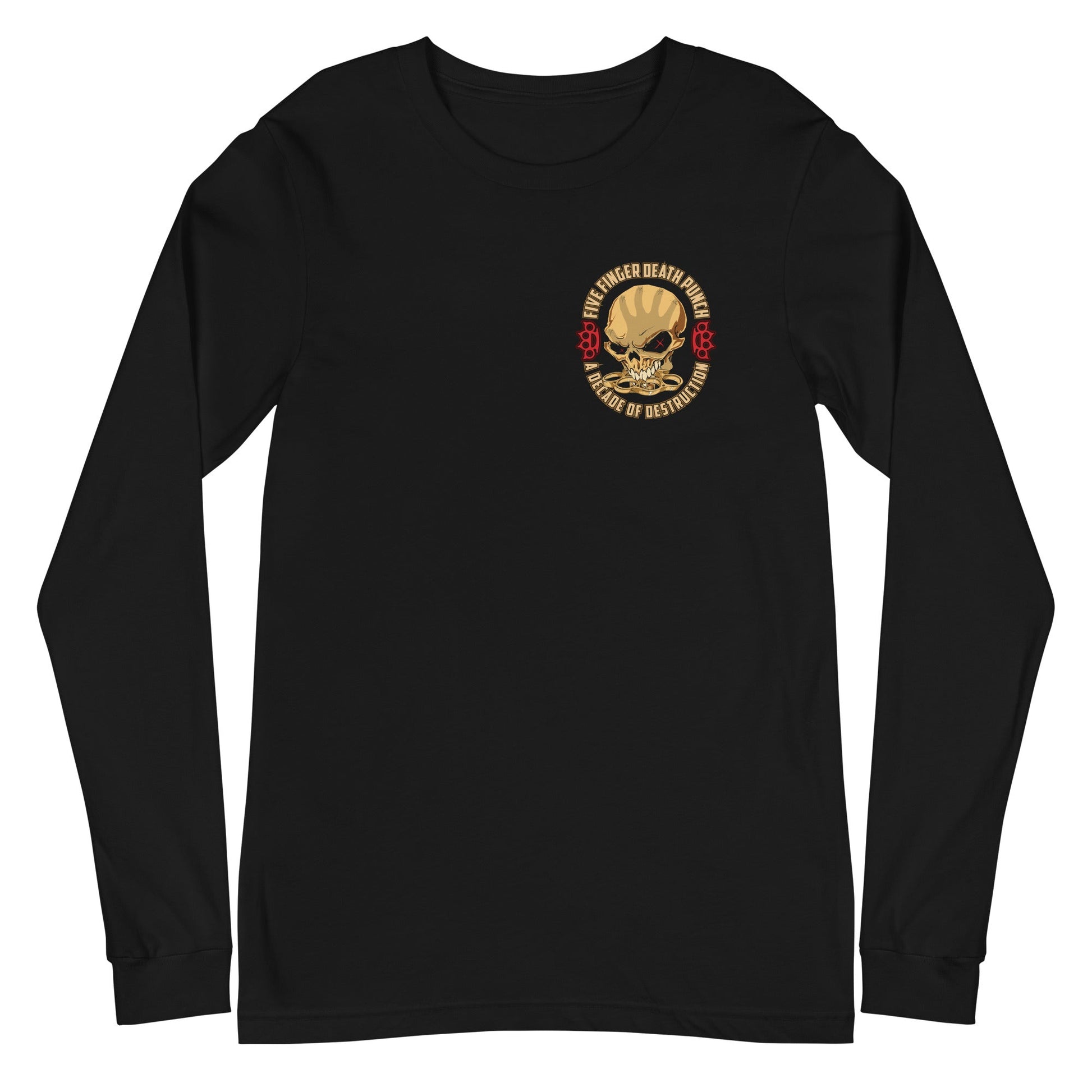 Five Finger Death Punch - Small Logo Long Sleeve T-Shirt Black