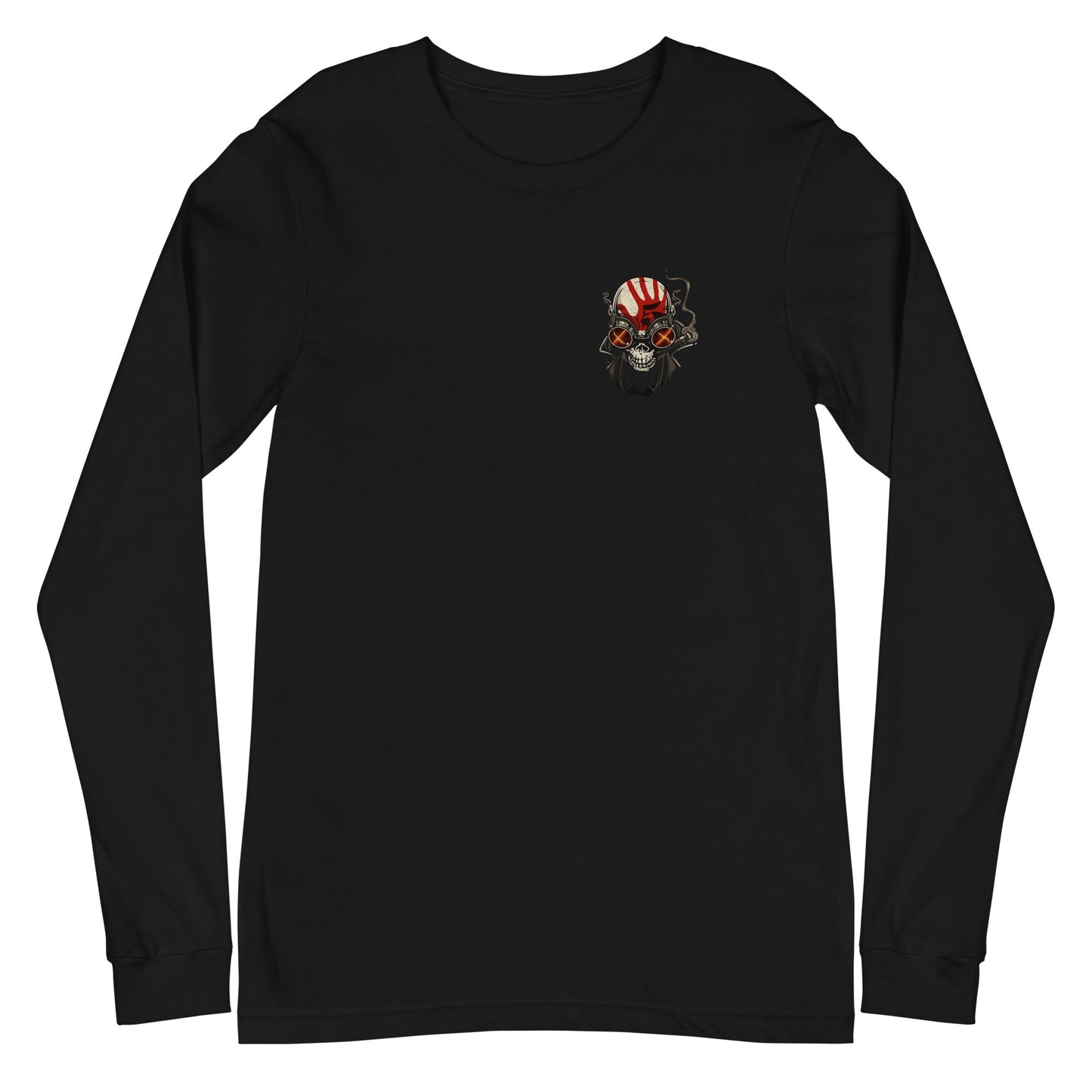 Five Finger Death Punch - Small Skull Long Sleeve T-Shirt Black