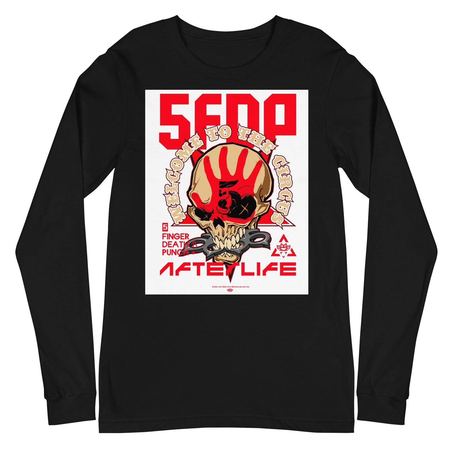 Five Finger Death Punch - Welcome to the Circus Long Sleeve T-Shirt Black