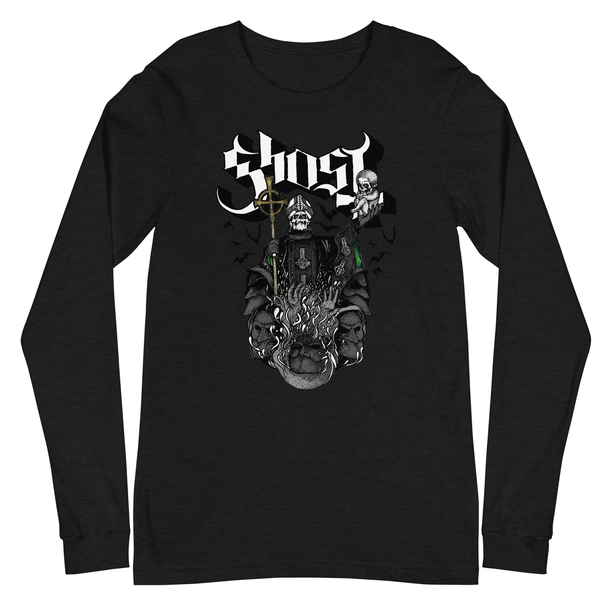 Ghost - Darkness Awaits Long Sleeve T-Shirt Black