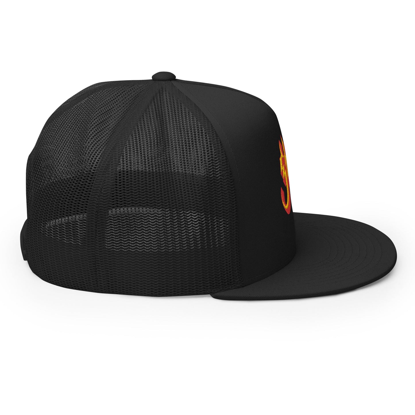 Ghost Embroidered Logo Trucker Hat